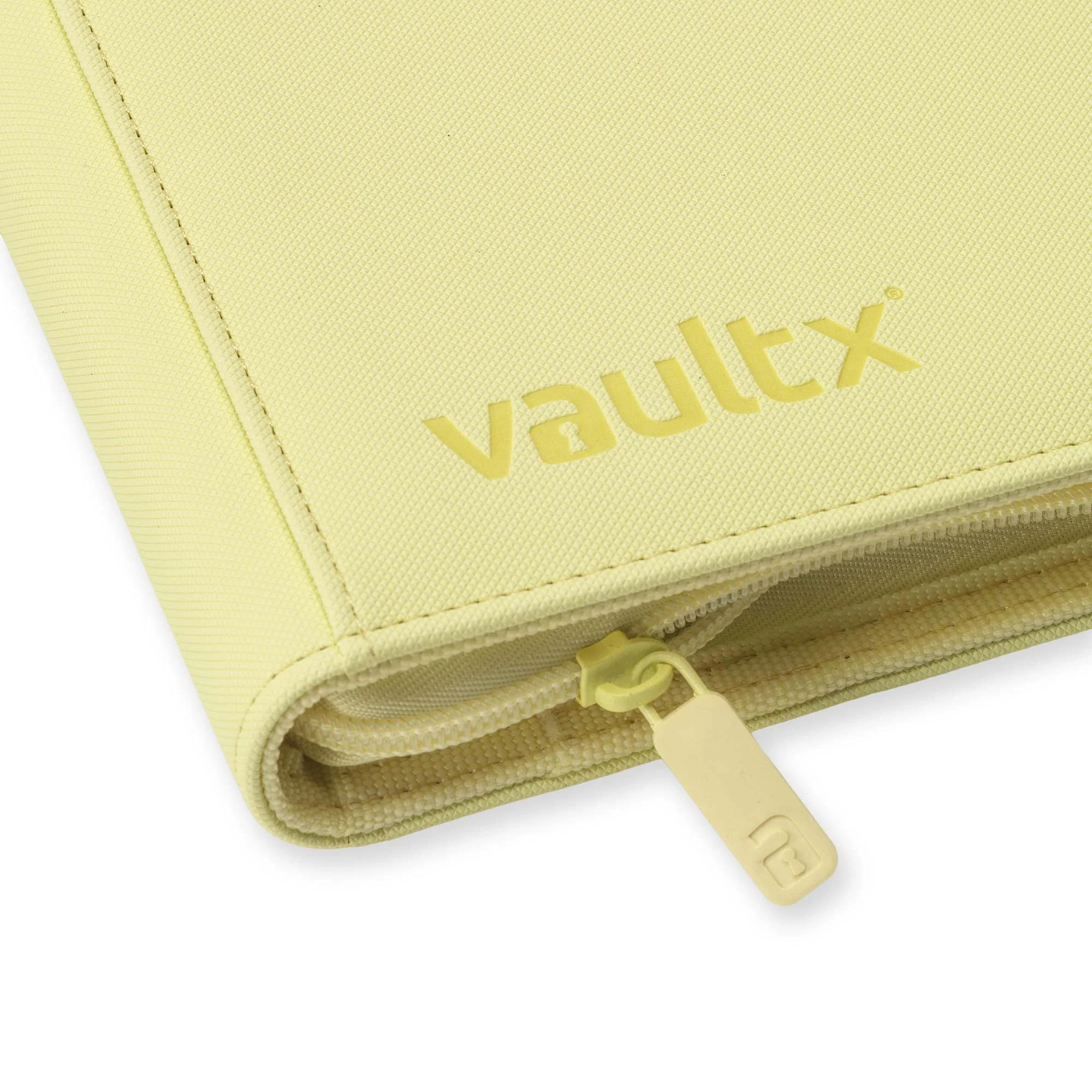 4-Pocket Exo-Tec® Zip Binder Pastel Yellow - Image 3